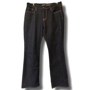 Old Navy Dark Denim 10 Short Curvy/Profile Mid-Rise Jeans